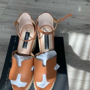 Steven by Steve Madden Sirena Wedge Heels Cognac